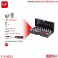 Bộ khẩu bit 1/4 inch 23 món 911.0623 KS Tools