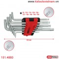 Bộ lục giác hoa thị dài T8-T50 10 cây 151.4880 KS Tools