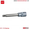 Khẩu bit socket 1/2 inch đầu hoa thị KS Tools 911.15 Series