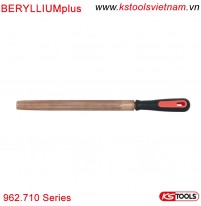 BERYLLIUMplus dũa bán nguyệt bằng đồng 963.710 series KS Tools