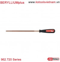 BERYLLIUMplus dũa tròn bằng đồng 963.720 series KS Tools