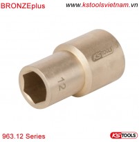 BRONZEplus đầu khẩu 1/2 inch bằng đồng 963.12 series KS Tools