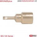 BRONZEplus Bit socket 2 cạnh 1/2 inch 963.129 series KS Tools