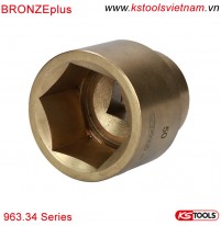 BRONZEplus đầu khẩu 3/4 inch bằng đồng 963.34 series KS Tools