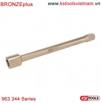 Bronzeplus Thanh nối dài 3/4 inch bằng đồng 963.344 series KS Tools