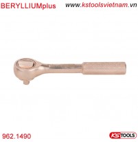 BERYLLIUMplus tay vặn nhanh 1/4 inch bằng đồng 962.1490 KS Tools