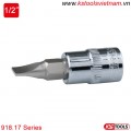 Khẩu bit socket đầu vít 2 cạnh 1/2 inch KS Tools 918.17 Series 6.5-18mm