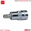 Khẩu bit socket đầu hoa thị Torx 1/2 inch KS Tools 918.17 Series TB10-TB70