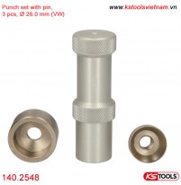 Bộ đột có chốt đục lỗ cài cảm biến đỗ xe, Ø 26 mm (VW) 140.2548 KS Tools