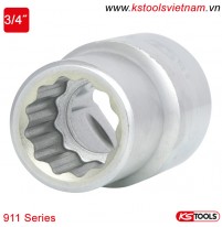 Đầu tuýp socket 12 cạnh 3/4 inch 911.Series KS Tools