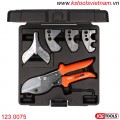 Bộ kéo cắt ống nhựa đa năng 7 chi tiết 123.0075 KS Tools