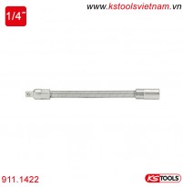 Thanh nối dài đầu tuýp dạng lò xo 1/4 inch 911.1422 KS Tools