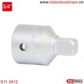 Adaptor chuyển đầu vuông 3/4F x 1/2M inch 911.3412 KS Tools