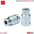 Đầu bit adaptor socket 1/2 x 5/16 inch 911.4351 KS Tools