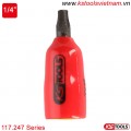 Đầu bít hoa thị 1/4 inch cách điện 1000V DVE 117.247 series KS Tools