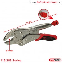 Kìm bấm chết có cán cầm tay 115.203 Series KS Tools Germany