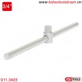 Thanh trượt chữ T 3/4 inch 450mm 911.3405 KS Tools