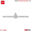 Thanh trượt chữ T 3/8 inch 160mm 911.3855 KS Tools