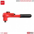 Tay vặn nhanh cách điện chuẩn VDE 3/8 inch 117.3800 KS Tools