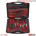 Bộ dụng cụ sửa chữa cách điện 1000V 20 chi tiết 117.1870 KS Tools