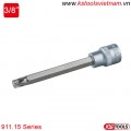 Khẩu bit socket dài đầu Torx 3/8 inch KS Tools 911.15 Series T20-T60