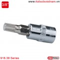 CHROMEplus khẩu bit socket đầu vít răng cưa(XZN) 3/8 inch KS Tools 918.38 Series