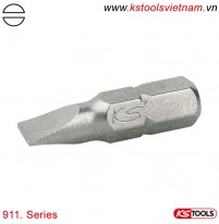 Mũi vít dẹt 1/4 inch 25mm 911 Series KS Tools