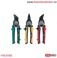 Bộ kéo cắt kim loại mini 3 chiếc KS Tools 118.0150