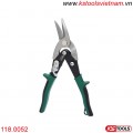 Kéo cắt kim loại 240 mm KS Tools 118.0052 cắt tay phải