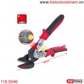 Kéo cắt kim loại 260 mm KS Tools 118.0046 cắt tay trái