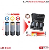 SlimPOWER Bộ socket tháo bulong bánh xe ô tô 515.0990 KS Tools