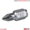 Mũi vít (bit) mini 1/4 inch đầu Pozi PZ 1, 18mm 918.3045 KS Tools