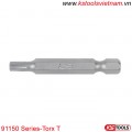 Mũi vít Torx Plus có lỗ 1/4 inch 50mm 91150 Series-Torx T Plus KS Tools