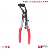 Kìm tháo kẹp ống nhiên liệu, cổ dê loại lõm, có rãnh 115.1042 KS Tools