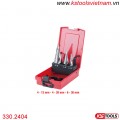 Bộ mũi khoan bậc HSS gồm 3 chi tiết KS Tools 330.2404