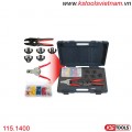 Bộ kìm bấm cos và tuốt dây tự động 283 chi tiết KS Tools 115.1400