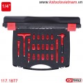 Bộ tuýp cách điện 1000V VDE 1/4 inch 117.1877 KS Tools