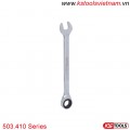 Cờ lê vòng miệng tự lắc hệ inch KS Tools 503.410 Series