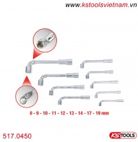 Bộ cờ lê ống tuýp chữ L 9 cây KS Tools - Germany 517.0450