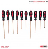 Bộ tô vít chống cháy nổ bằng đồng 10 cây KSTools 962.0807