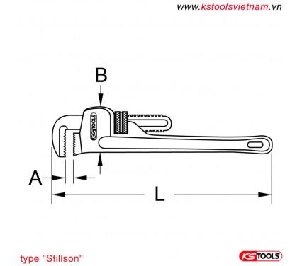 KS TOOLS 114.0150 Llave de cinta para tubos ø110mm | Mister Worker