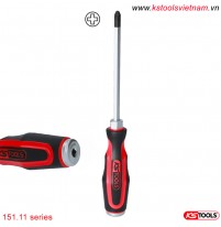 Tua vít chuôi đóng 4 cạnh PH0 - PH4 KS Tools model 151.11 Series