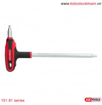 Tay vặn chữ T 2 đầu lục giác hoa thị TB9-TB50 KS Tools 151.81 Series