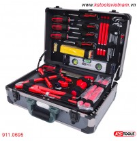 Bộ dụng cụ nghề điện lạnh, đường ống 95 pcs KS Tools 911.0695