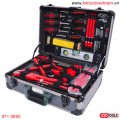 Bộ dụng cụ nghề điện lạnh, đường ống 95 pcs KS Tools 911.0695