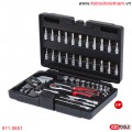 Bộ túyp sửa chữa 51 chi tiết 1/4 inch KS Tools Model 911.0651