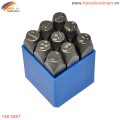 Bộ đột số trên kim loại 9 pcs KS Tools 156.0467
