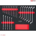 Bộ khay cờ lê đa năng cho tủ đồ nghề 21 món KS Tools 711.3021