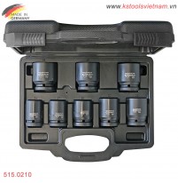 Bộ tuýp lục giác đen đầu 3/4 inch 8 chi tiết 515.0210 KS Tools