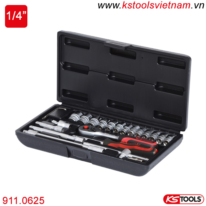 đầu tuýp 1/4 inch 911.0625 ks tools